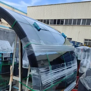 1-2 Inch Clear Curved Tempered Glass