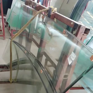 10mm transparent curved tempered glass supplier