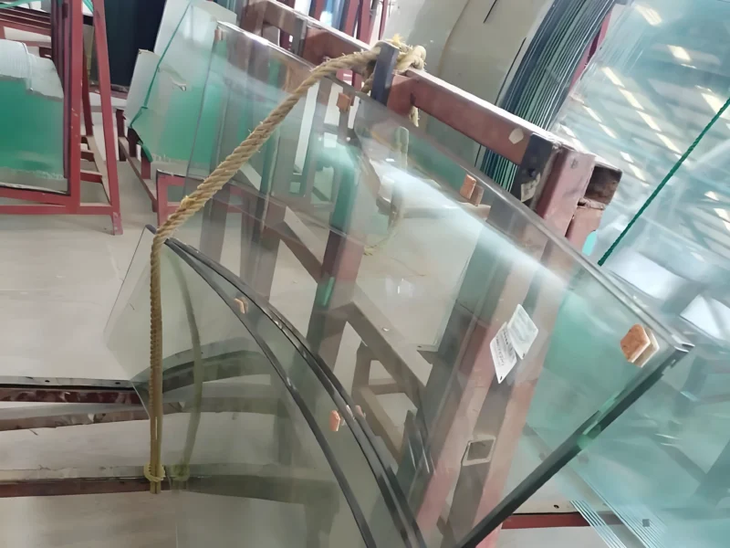 10mm transparent curved tempered glass supplier