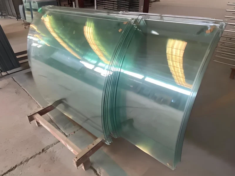 13.52mm Tempered Laminated Curved Glass