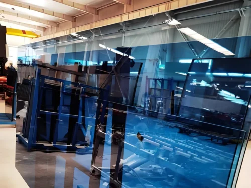 8mm Blue tinted tempered glass