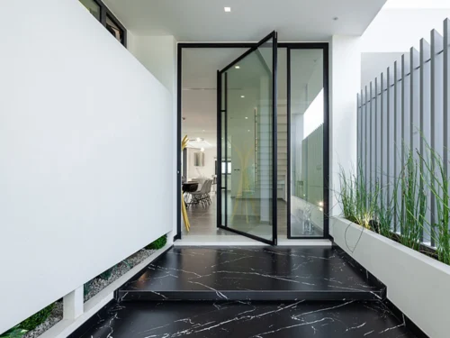 Aluminum Pivot Door