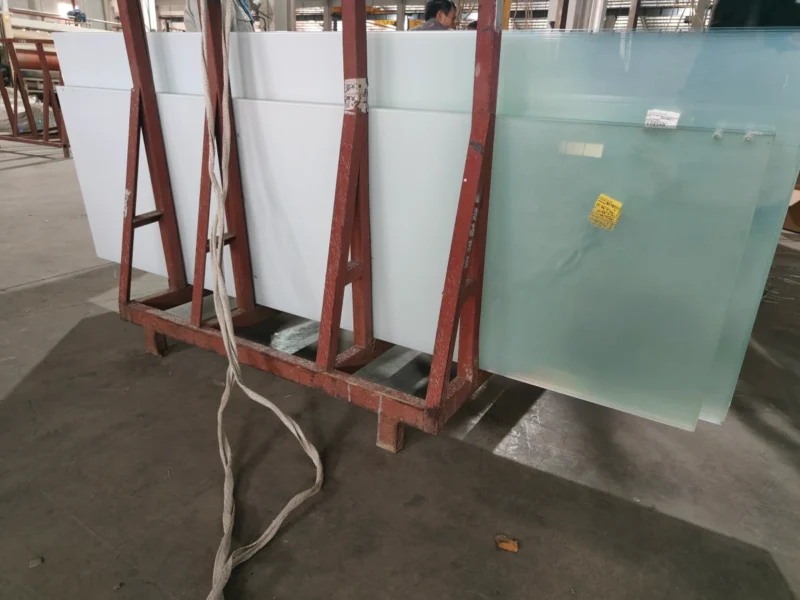 Ceramic Fritted Glass Shower Room Supplier