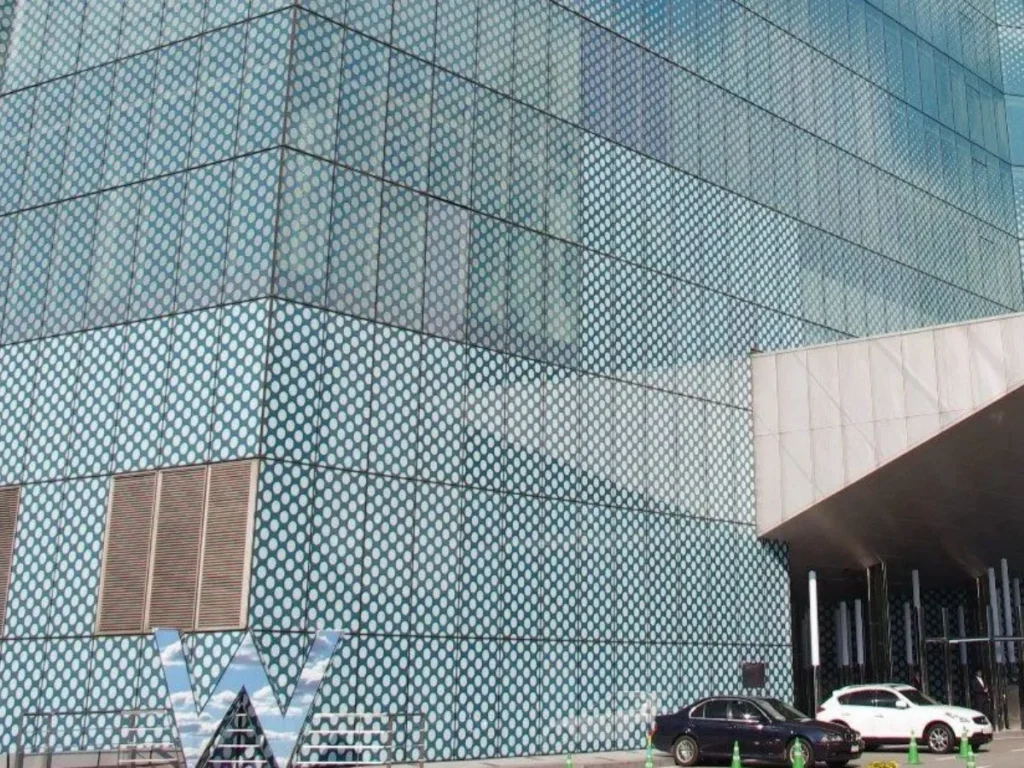 Silk Screening Glass facade