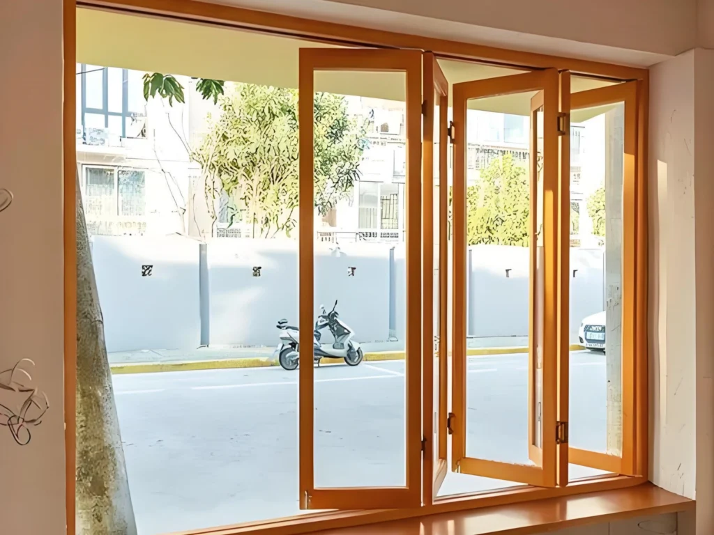 bifold glass windows system