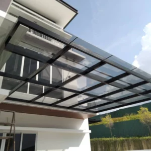 cantilever glass canopy