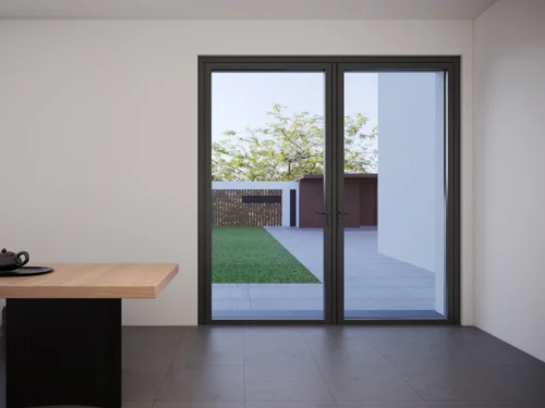 glass casement door