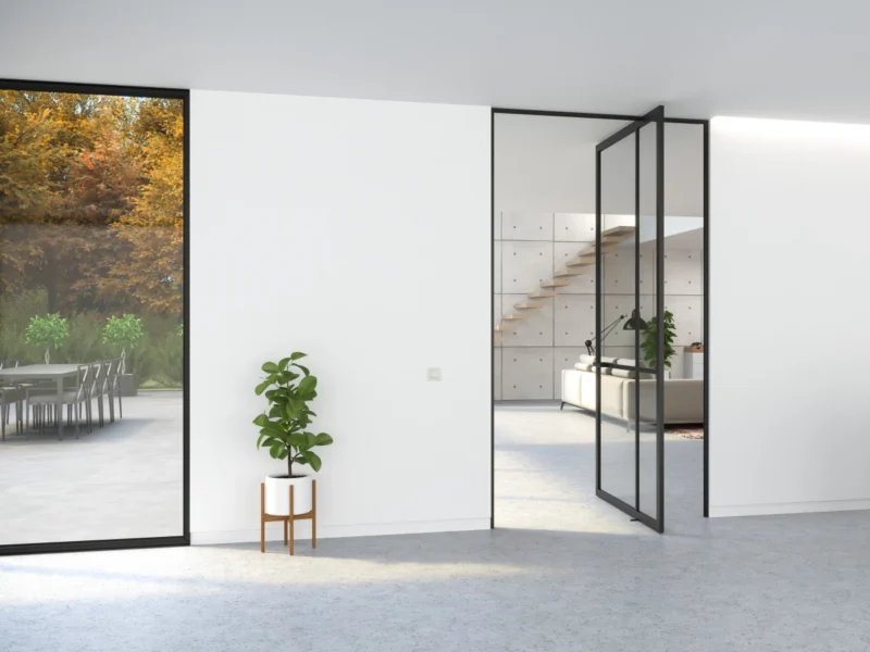 pivot glass door​
