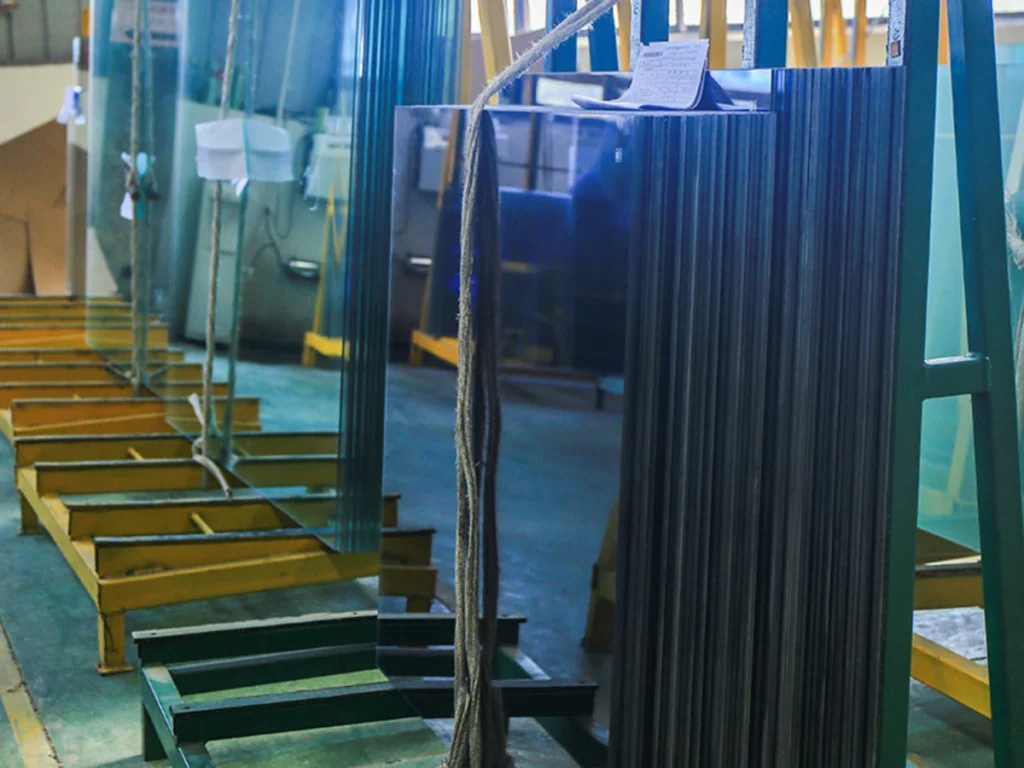 5mm thick solar reflective tempered glass panel