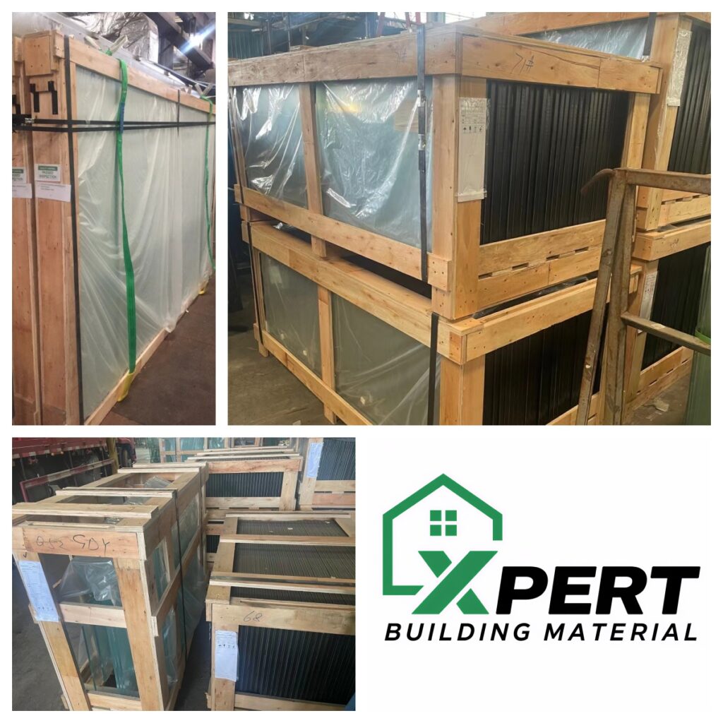 Export packing for glass