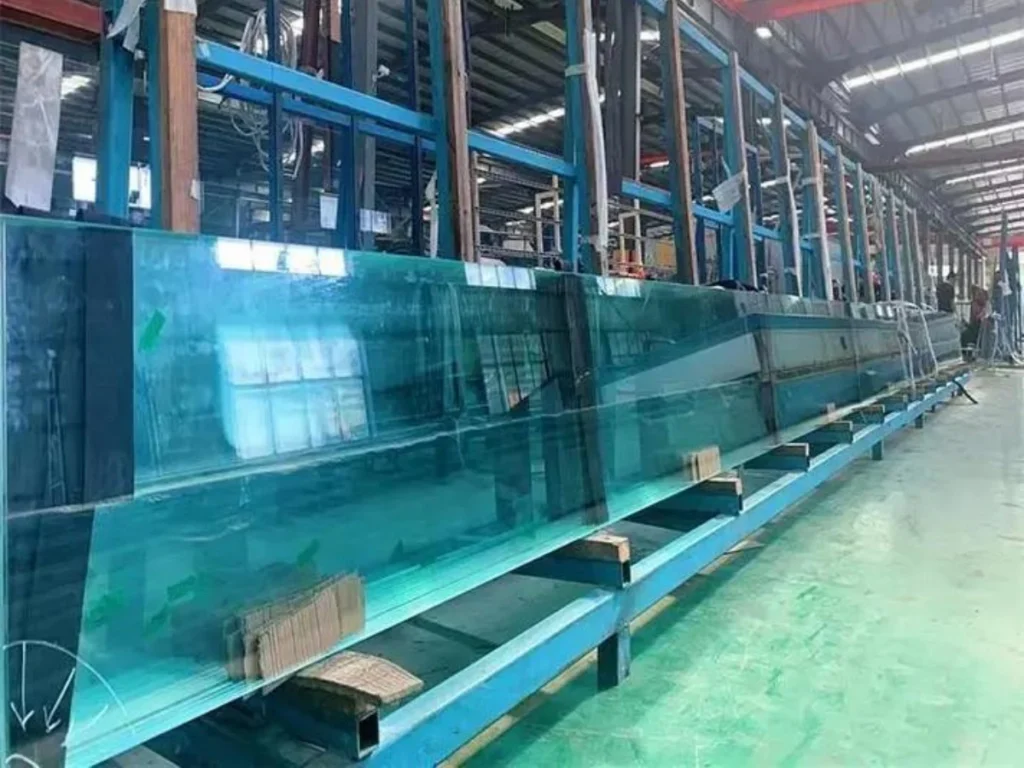 Jumbo size 12mm Toughened Flat Safety Building Glass