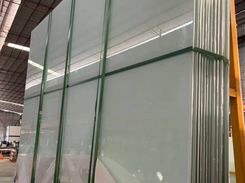10.38mm white PVB Clear Laminate Glass