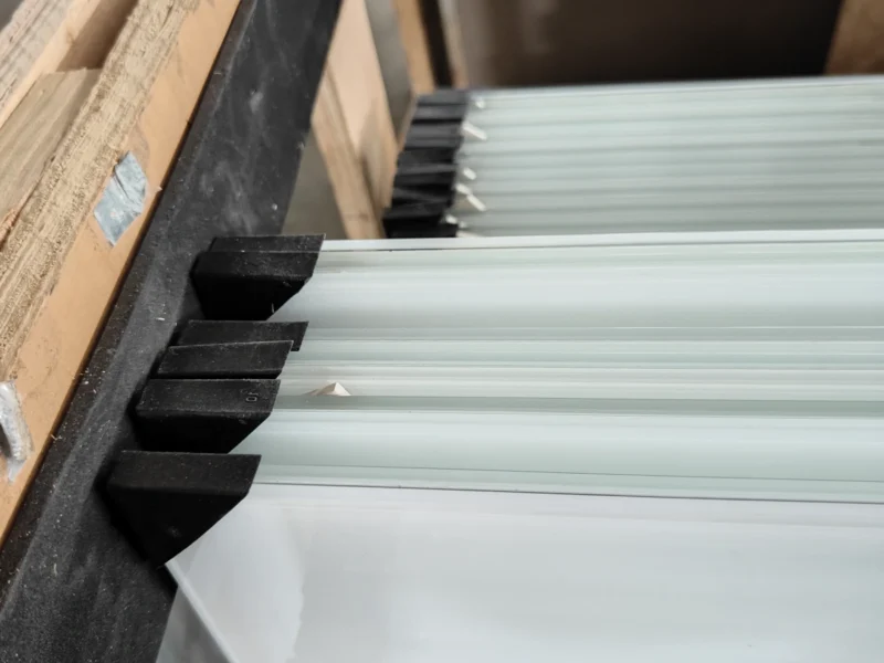 10+10mm Milky glass white laminated glass