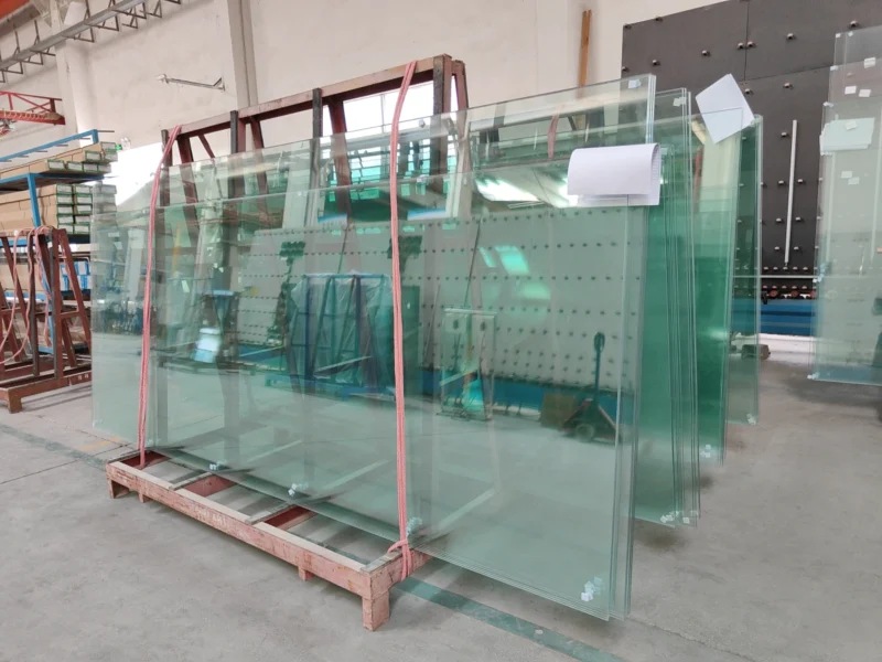 21.52mm Clear Laminated Tempered Custom Size Glass Panel