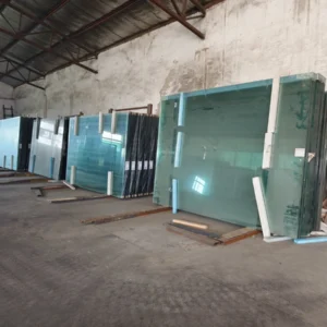 8.38mm laminated glass sheet warehouse