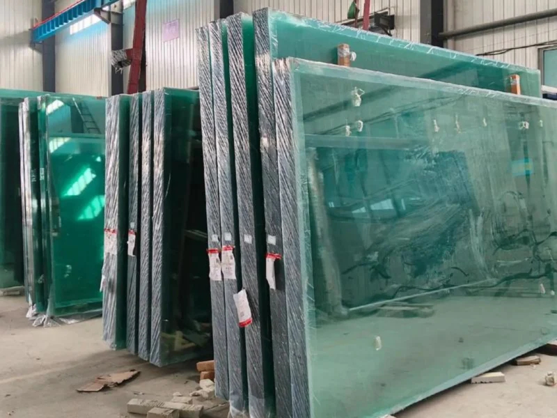 Big size laminated glass sheet 12.38mm