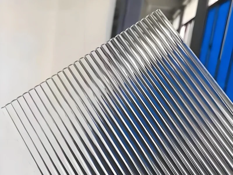 Slim 10mm Extra Clear Reeded Glass