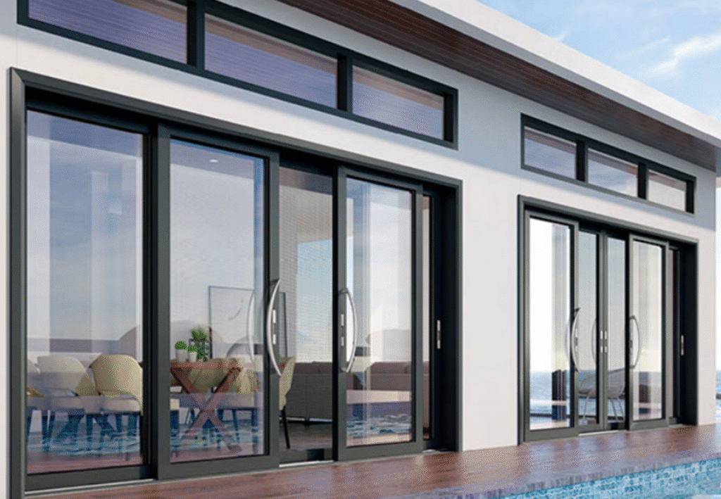 heavy duty aluminum sliding screen door​ system