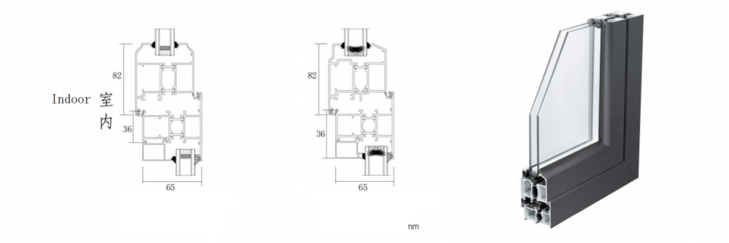 Structure of tilt-and-turn windows