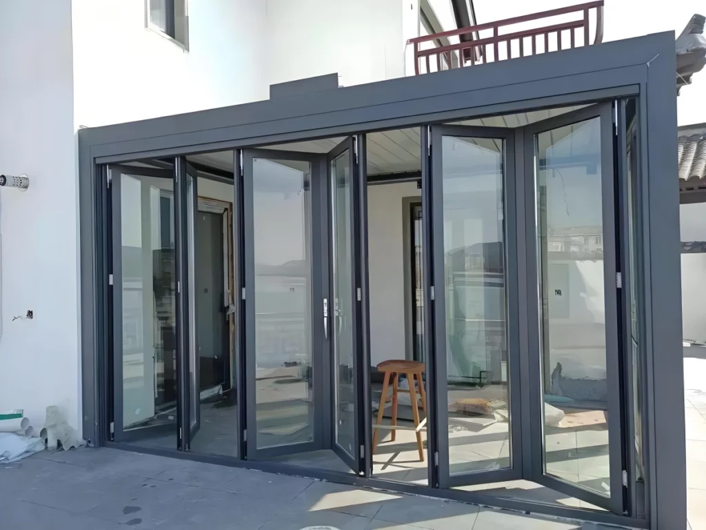 aluminum bi fold patio doors​