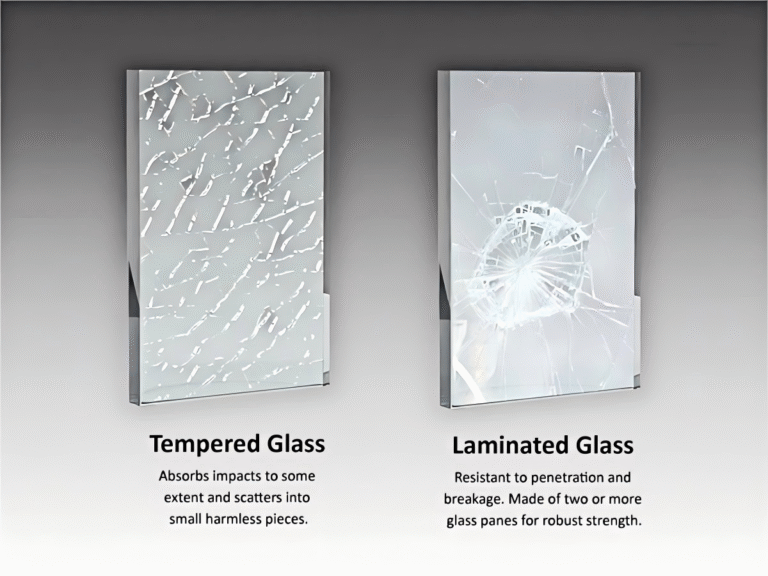 Laminated Glass vs Tempered Glass
