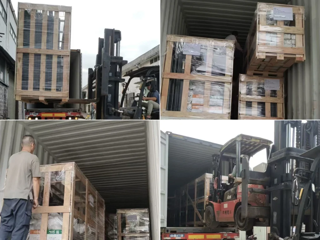 Loading and shipping for Aluminum Doors with Window​s